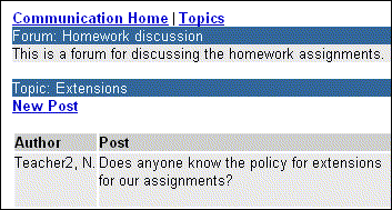 Forum Post