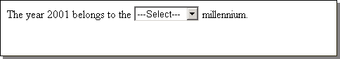 WebAssign Multiple Choice  Pulldown Question