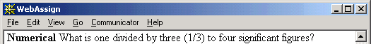 Significant Figures Question