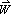 w vector