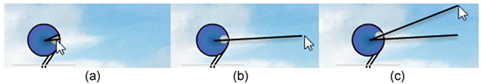 fine adjustment of string length in the simulation