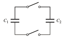 Solved In The Figure Below Capacitor 1 C1 23 0 µf In Chegg Com