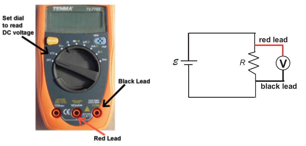 how to use multimeter to measure current