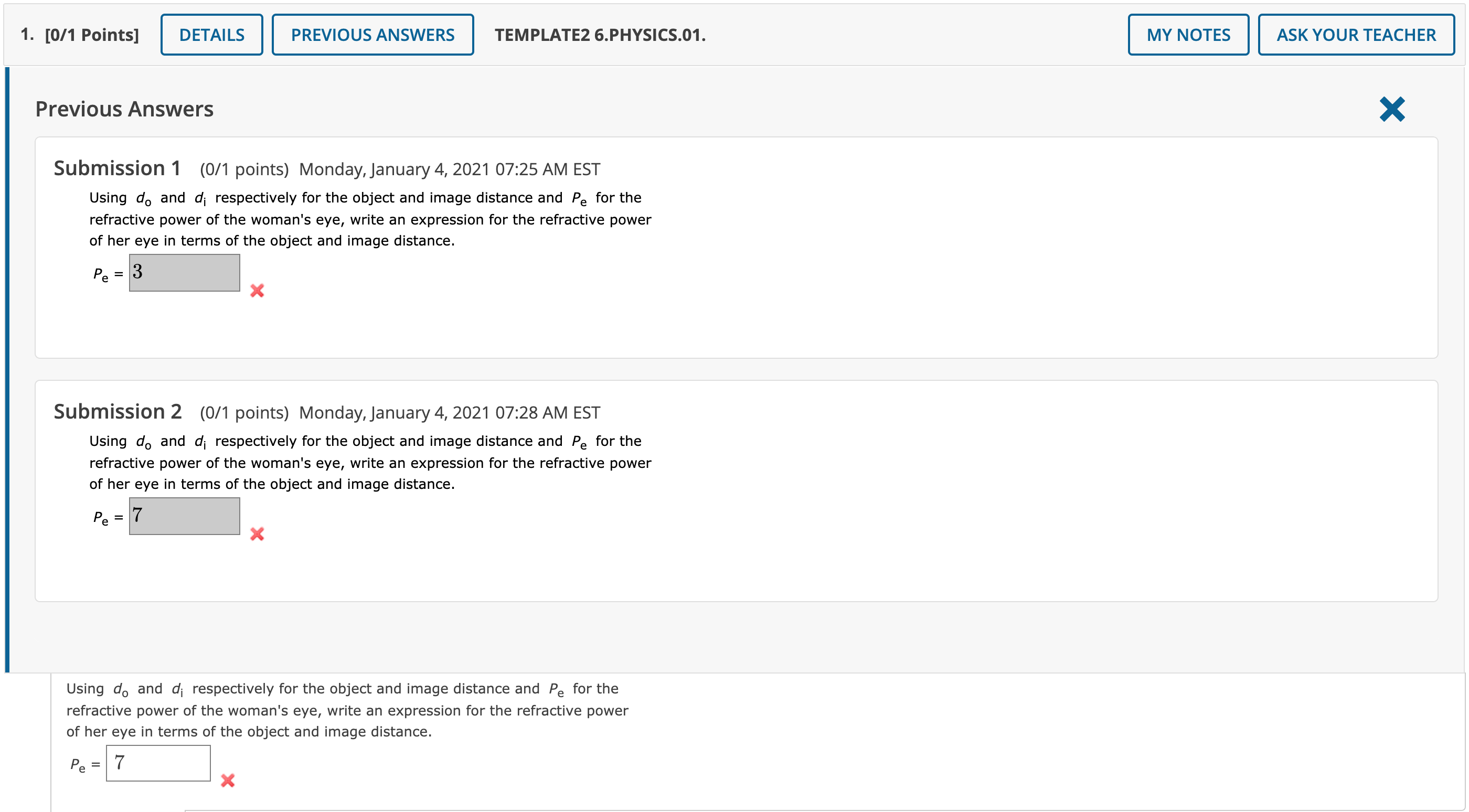 Previous Answers page. Described in the topic text.