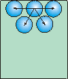 There is a net, inward force acting on a molecule at the surface.