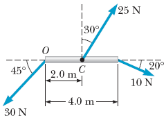 Solved: Calculate The Net Torque (magnitude And Direction)... | Chegg.com