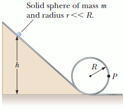 Solved: A Solid Sphere Of Mass M And Radius R Rolls Withou... | Chegg.com